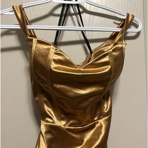 Gold gown